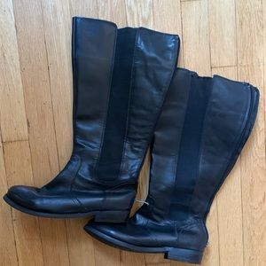 Extra wide calf Lane Bryant boots.